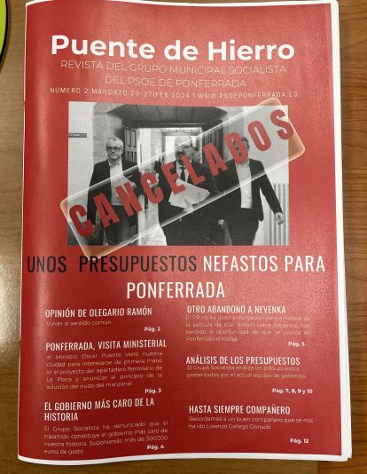  Portada de la segunda edición de la revista 'Puente de Hierro'. | J.F.