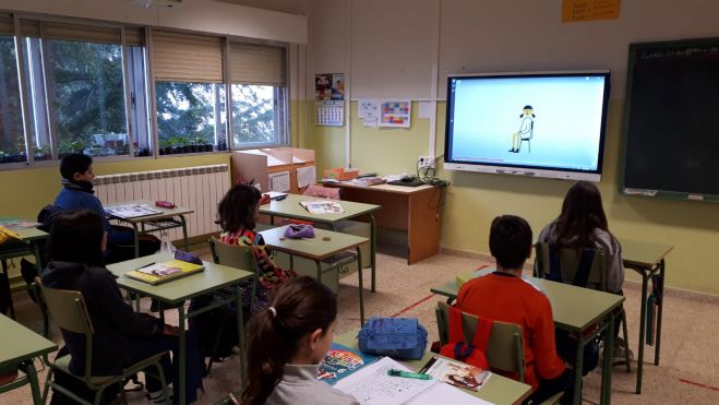 Otra de las técnicas puestas en marcha en las aulas. | L.N.C.