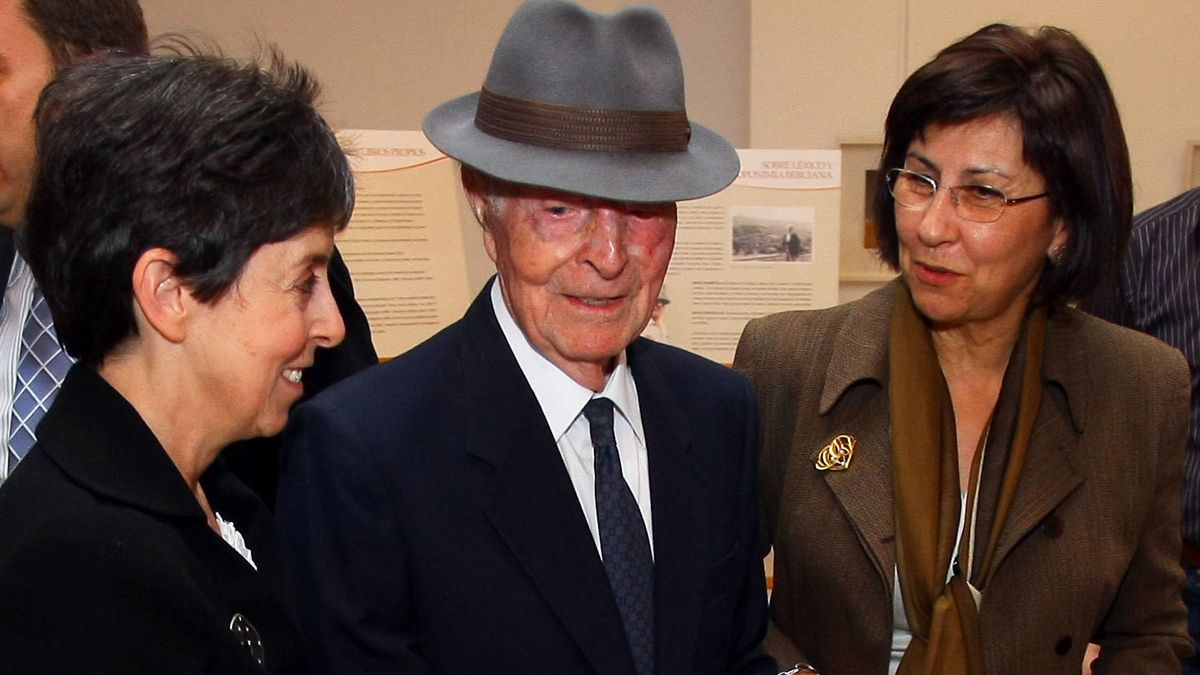 García Yebra, en un homenaje en el Bierzo en el año 2009. | Ical