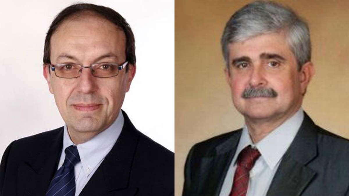 José Luis Chamosa (i) y Juan Francisco García Marín son los candidatos que más 'suenan' en la sucesión de Hermida como rector. | L.N.C. José Luis Chamosa (i) y Juan Francisco García Marín son los candidatos que más 'suenan' en la sucesión de Hermida como rector. | L.N.C.