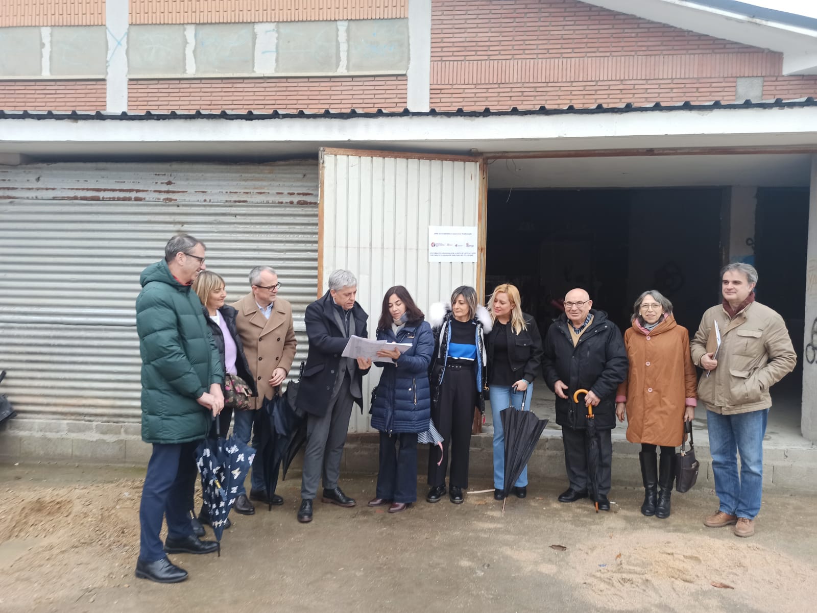Visita del delegado a la Asociación Salud Mental en Ponferrada.