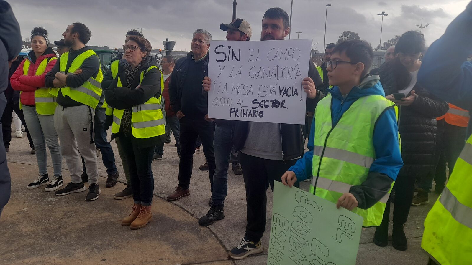 Entre los agricultores, las nuevas generaciones, que dejan claro que hay relevo.