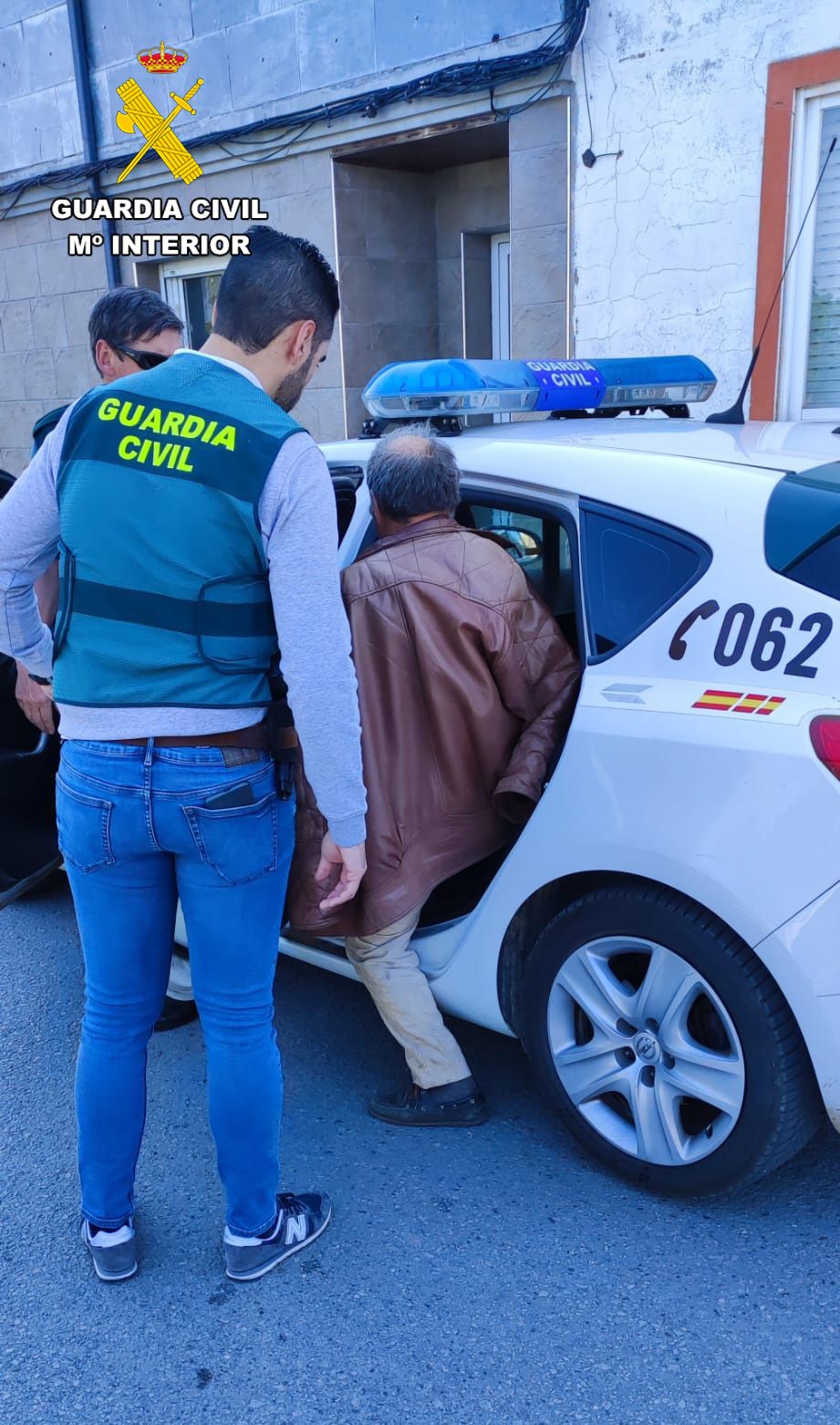 Momento de la detención. | GUARDIA CIVIL