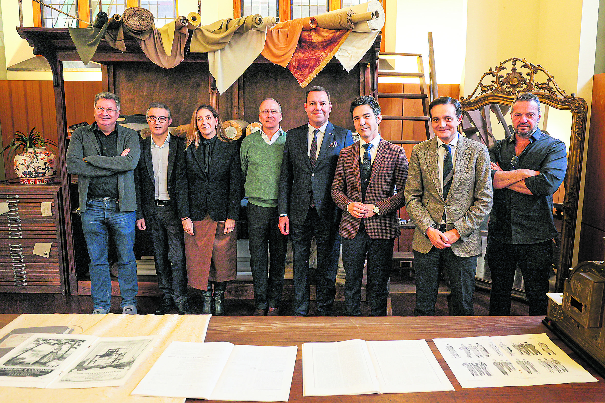 Directores de museos y fundaciones con representantes de Fundos en Casa Botines. | FUNDOS