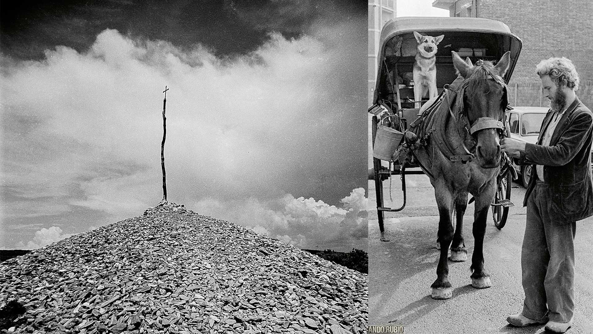 Uno de los enclaves más emblemáticos del Camino, la Cruz de Ferro. | FERNANDO RUBIO