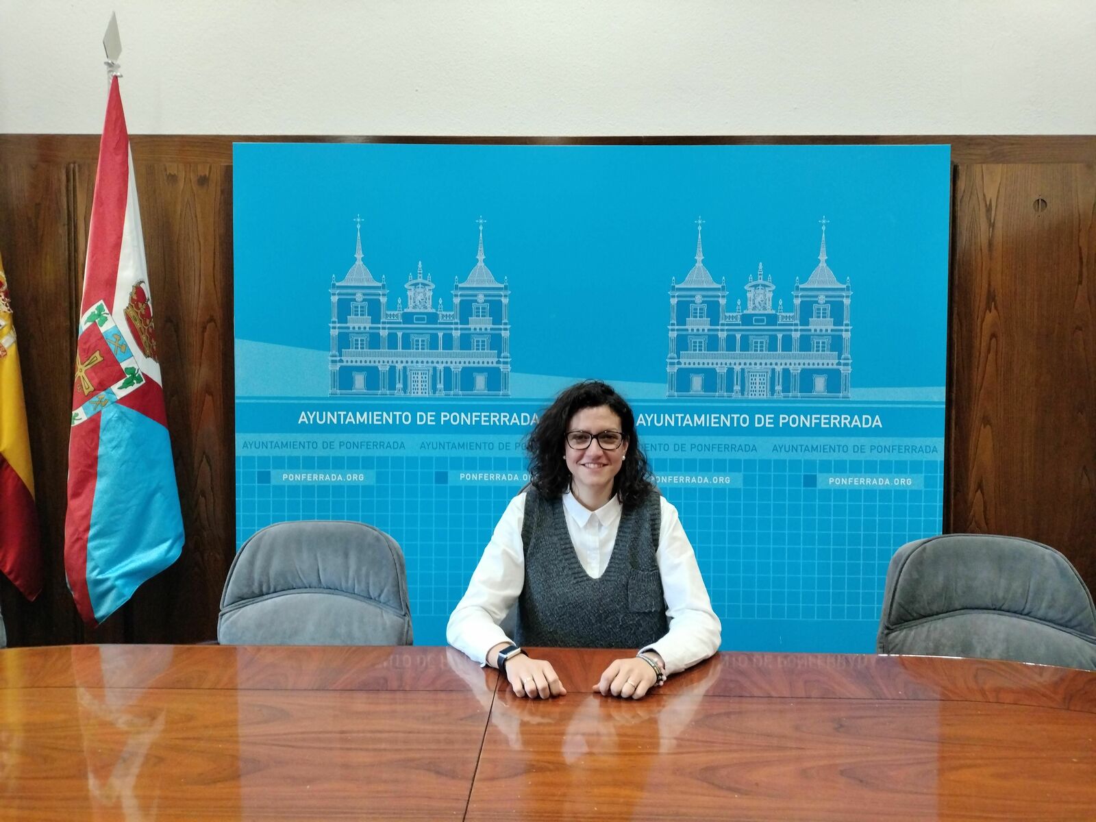 Lidia Coca es concejala de Presidencia en Ponferrada. 