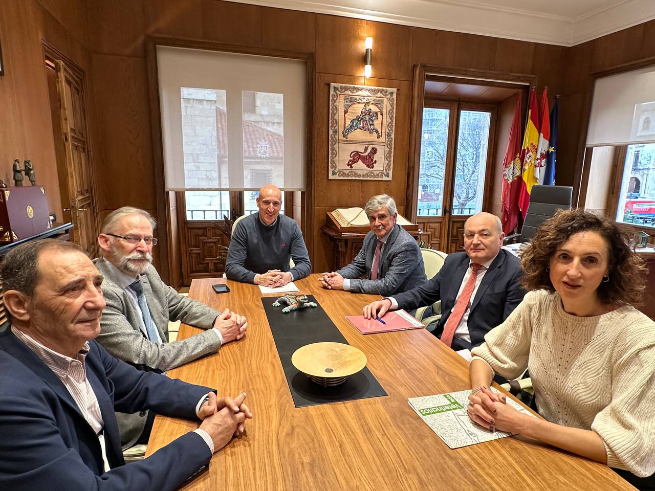 Reunión con el alcalde de León. | L.N.C.