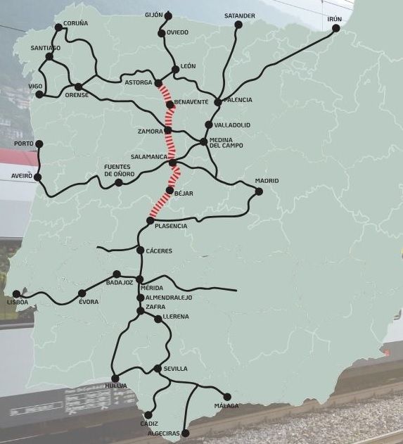 Mapa de la posible Ruta de la Plata. | L.N.C.