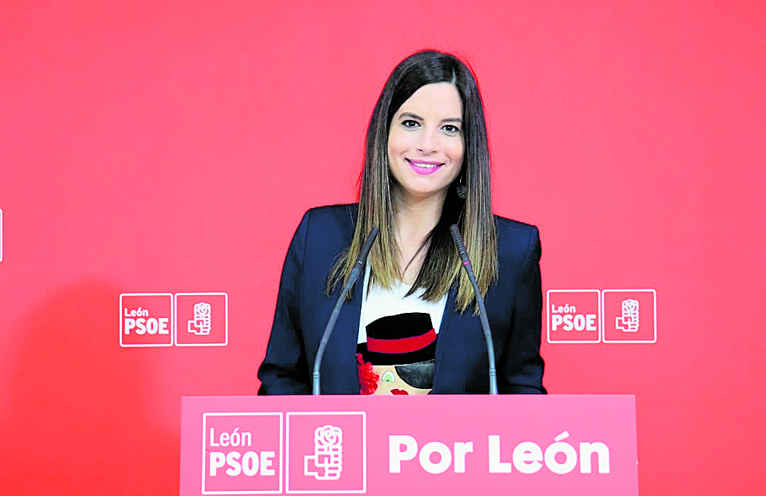 La procuradora del PSOE por León Nuria Rubio. | L.N.C.