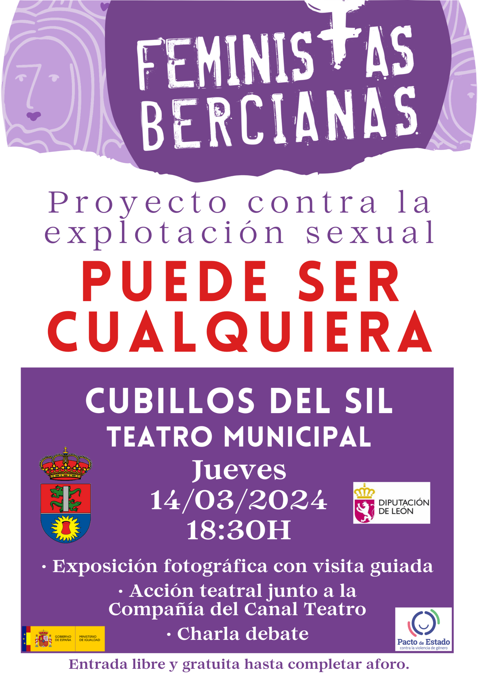 Cartel de la actividad. 