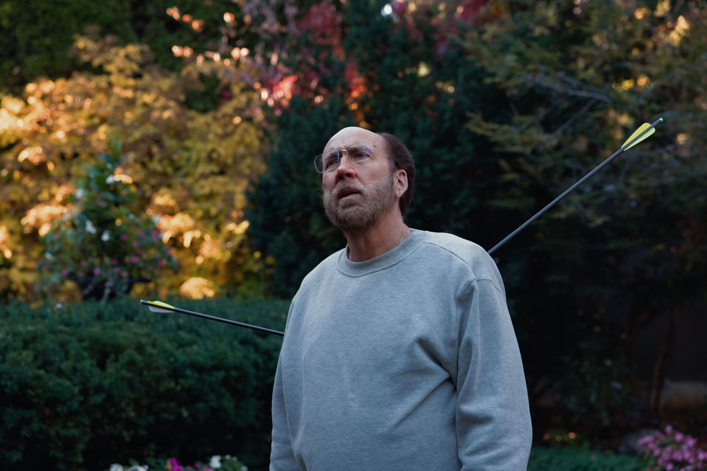 Una escena de Nicolas Cage en la película de Borgli, ‘Dream Scenario’. | L.N.C.