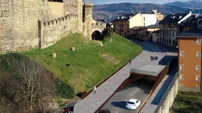 Infografía del soterramiento de la avenida del Castillo. | Programa de Coalición por El Bierzo