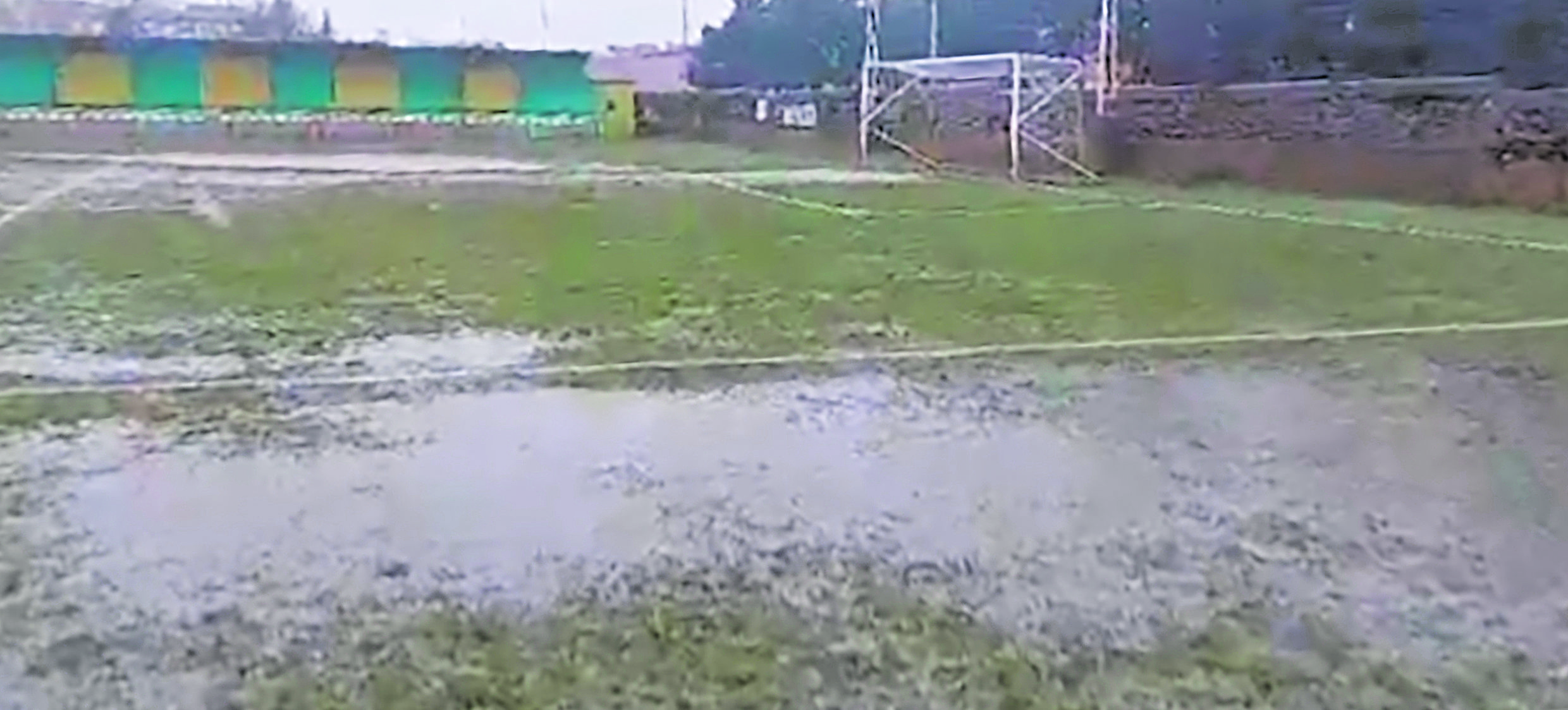 Las fuertes precipitaciones castigan al fútbol base. | CDLAVIRGEN