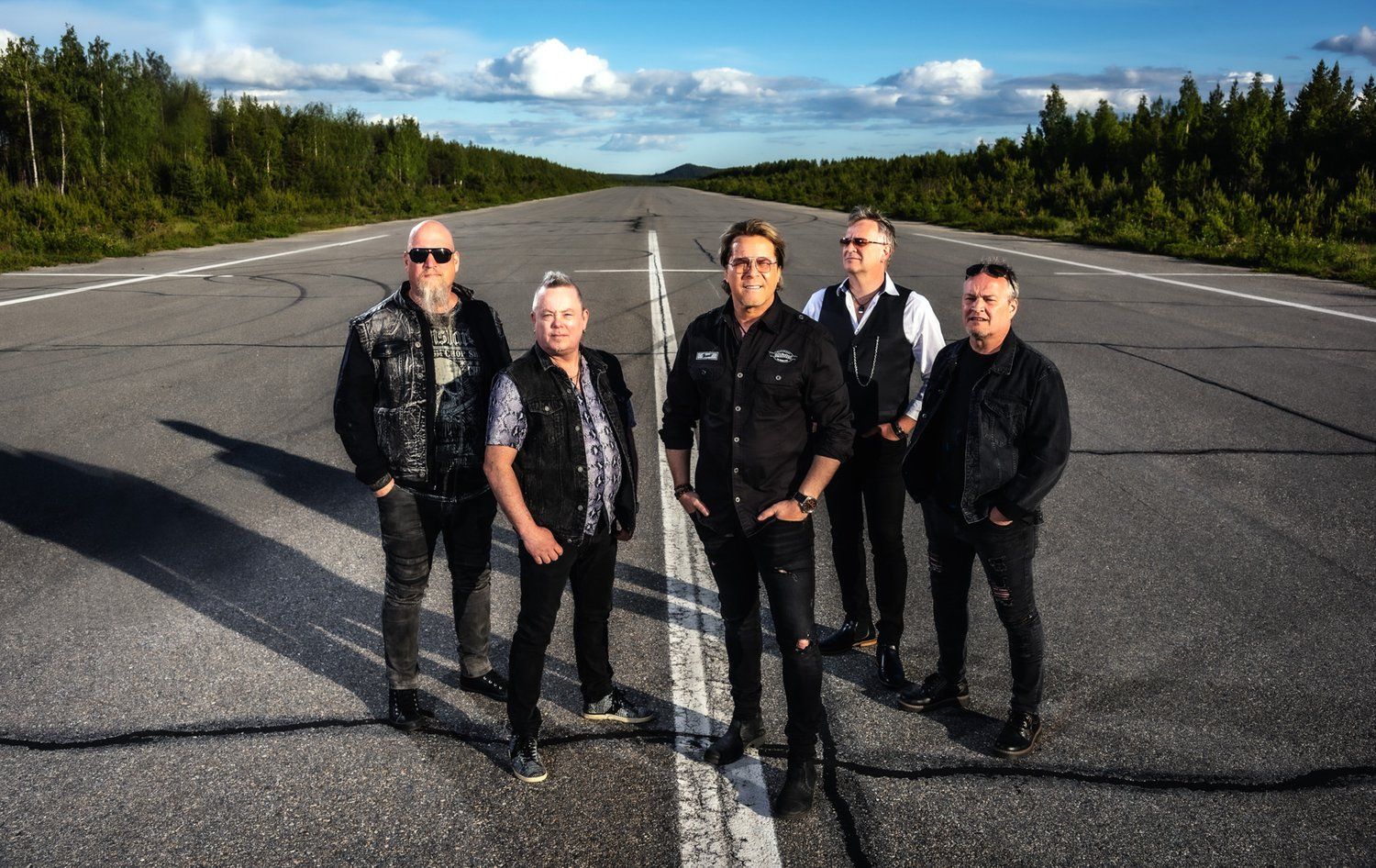 Los miembros de la formación sueca Perfect Plan, última confirmación del Lion Rock Fest.