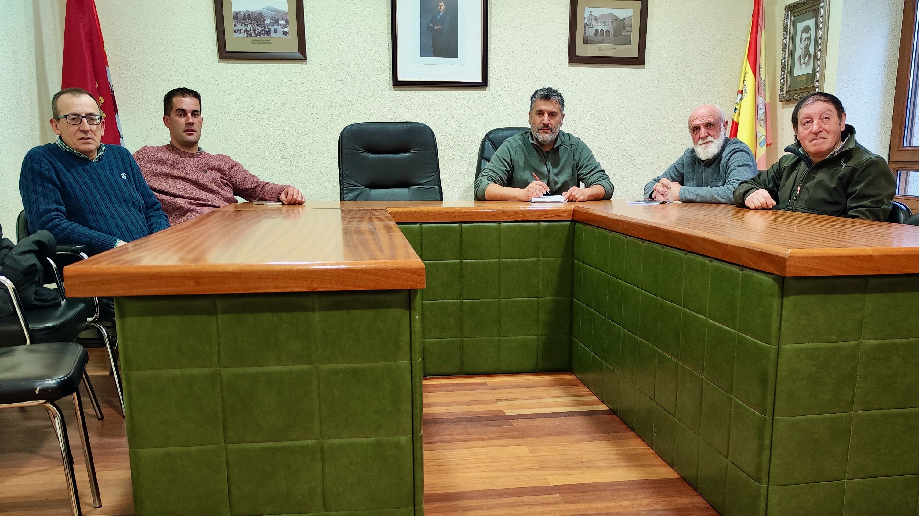 Leandro Hidalgo, Enrique Quiñones, David Marcello, Pedro A. Barriada) y Manuel Alonso. | L.N.C.
