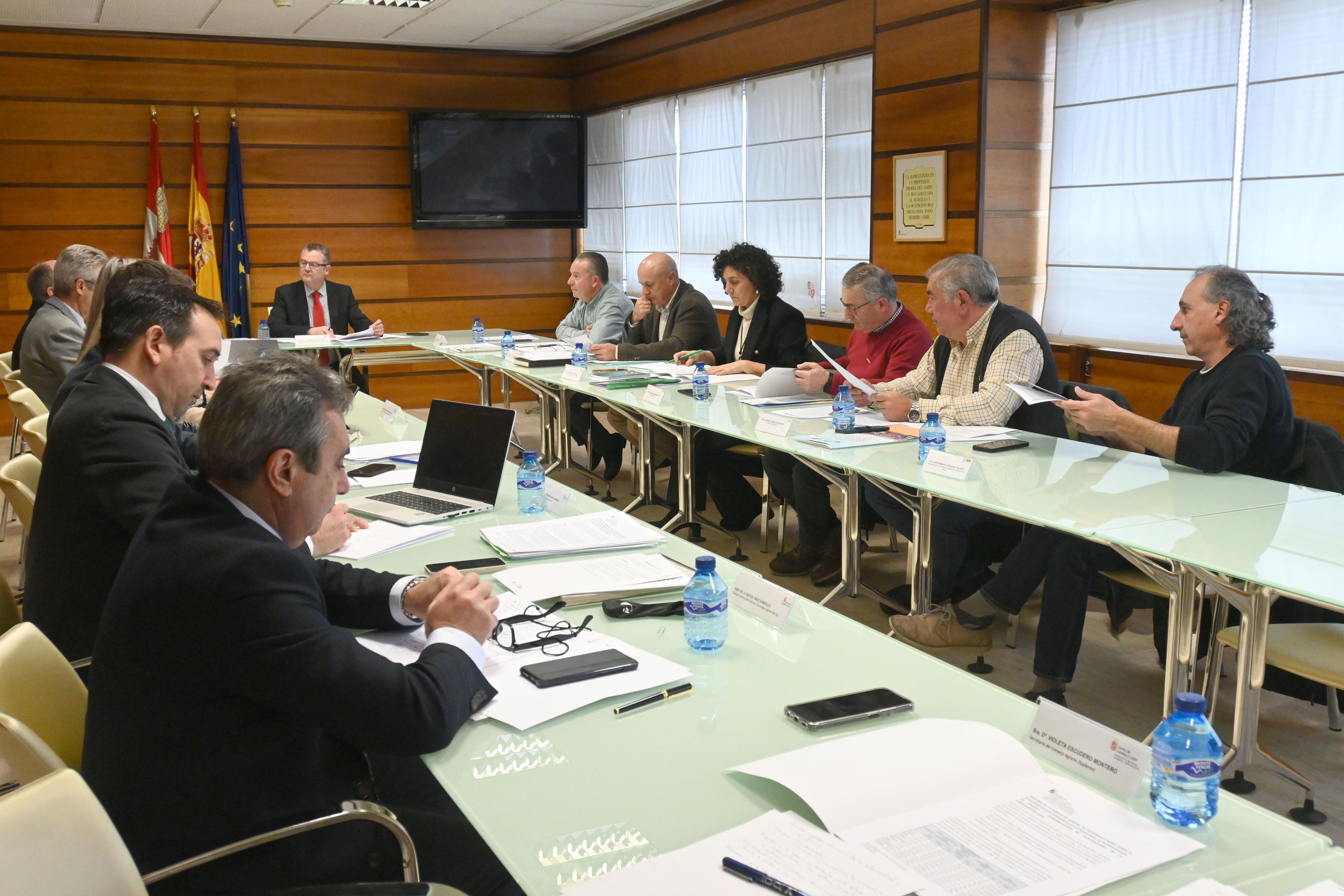 Reunión este viernes del Consejo Agrario de Castilla y León. | L.N.C.