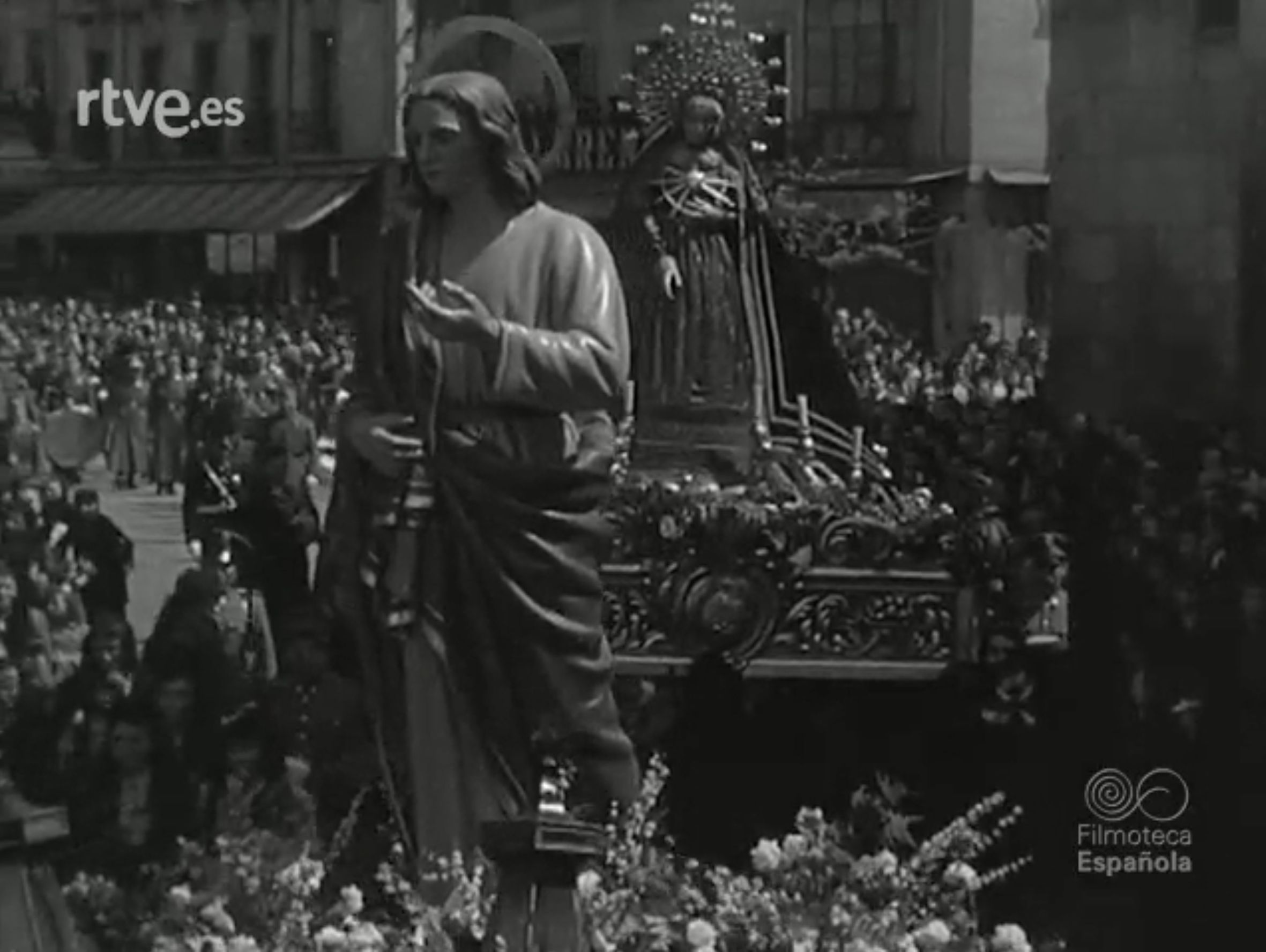 En 1949, el NO-DO difundió las primeras imágenes de nuestras procesiones. | RTVE