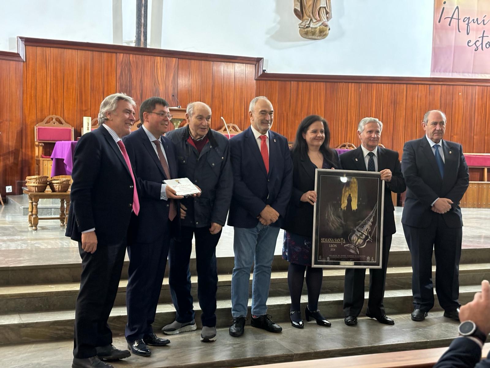 Un instante de la jornada de exaltación de la Semana Santa de León en Sevilla en 2024. | LNC