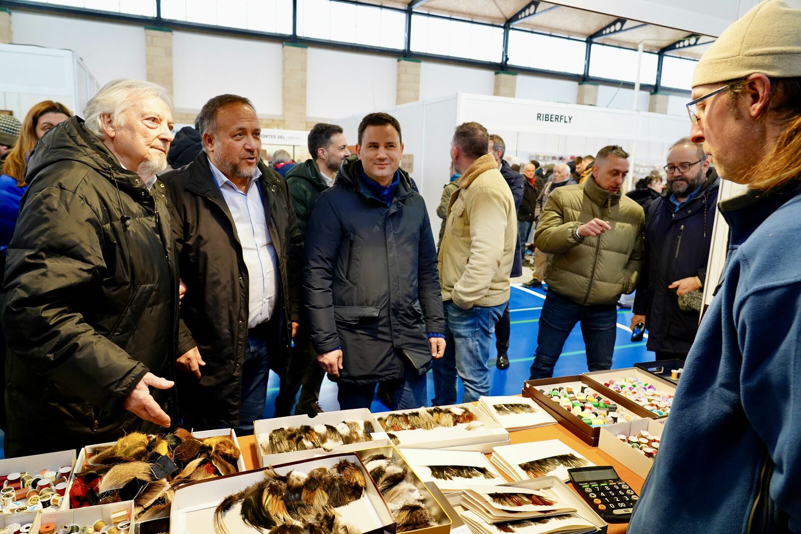 Inauguración de la XXVI Muestra del Gallo de pluma y mosca artificial de La Vecilla. | CAMPILLO (ICAL)