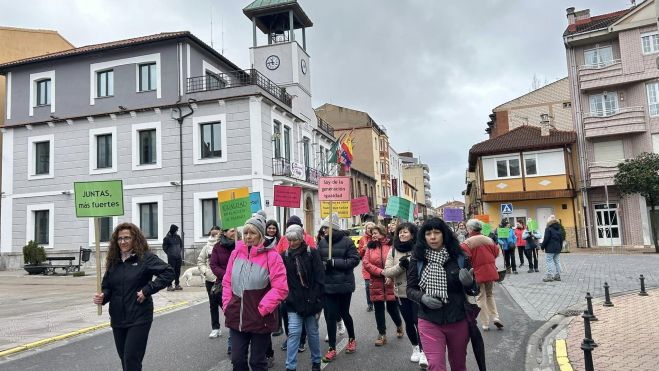 Marcha Reivindicativa en La Robla. | AYTO. LA ROBLA