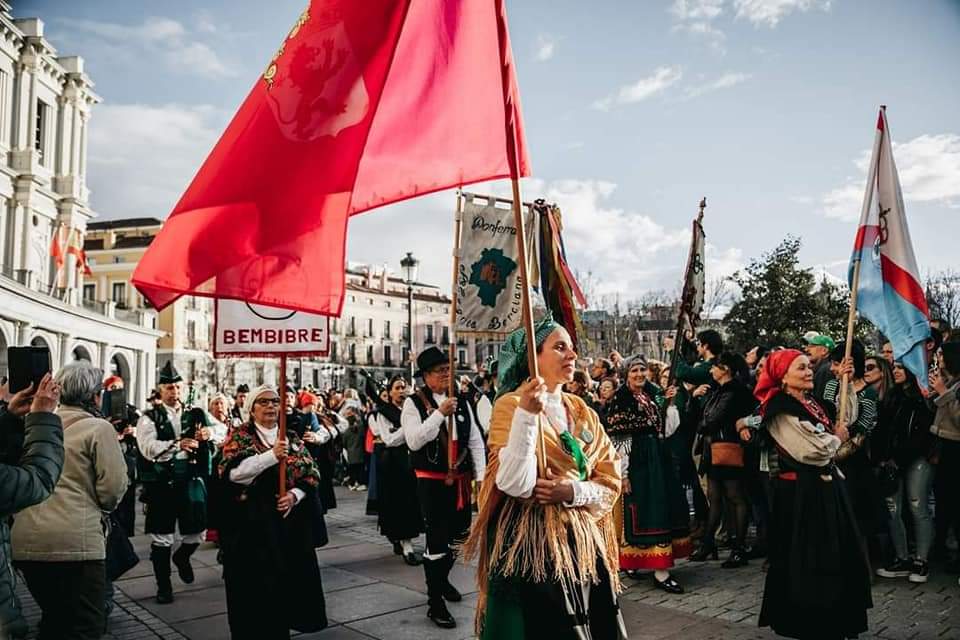 Espectáculo musical por las calles de Madrid.