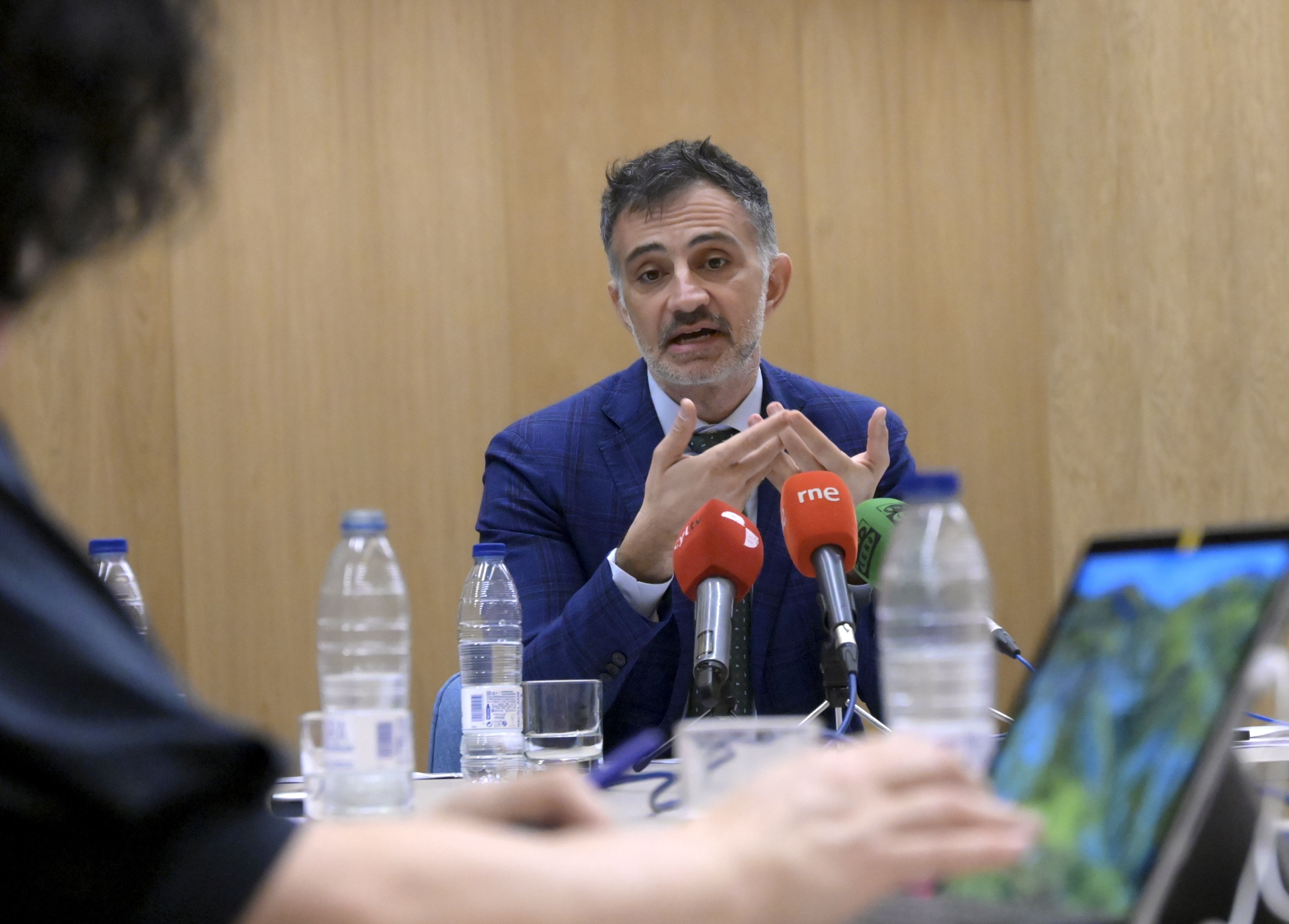 El jefe de prensa de la Representación de la Comisión Europea en España, Ioannis Virvilis. | MAURICIO PEÑA