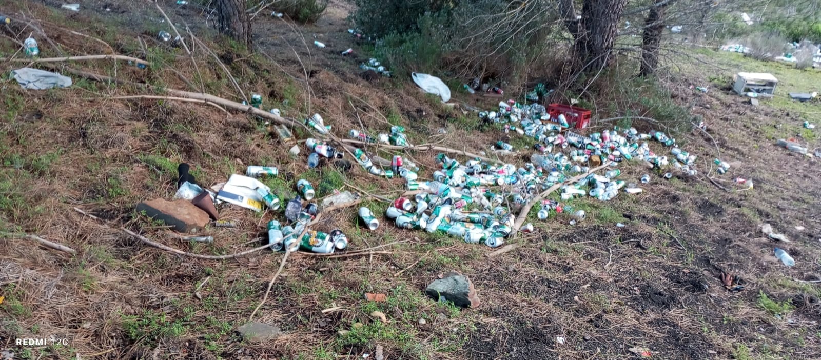 Zona en la que se localizan los vertidos que denuncia Proyecto Orbanajo.