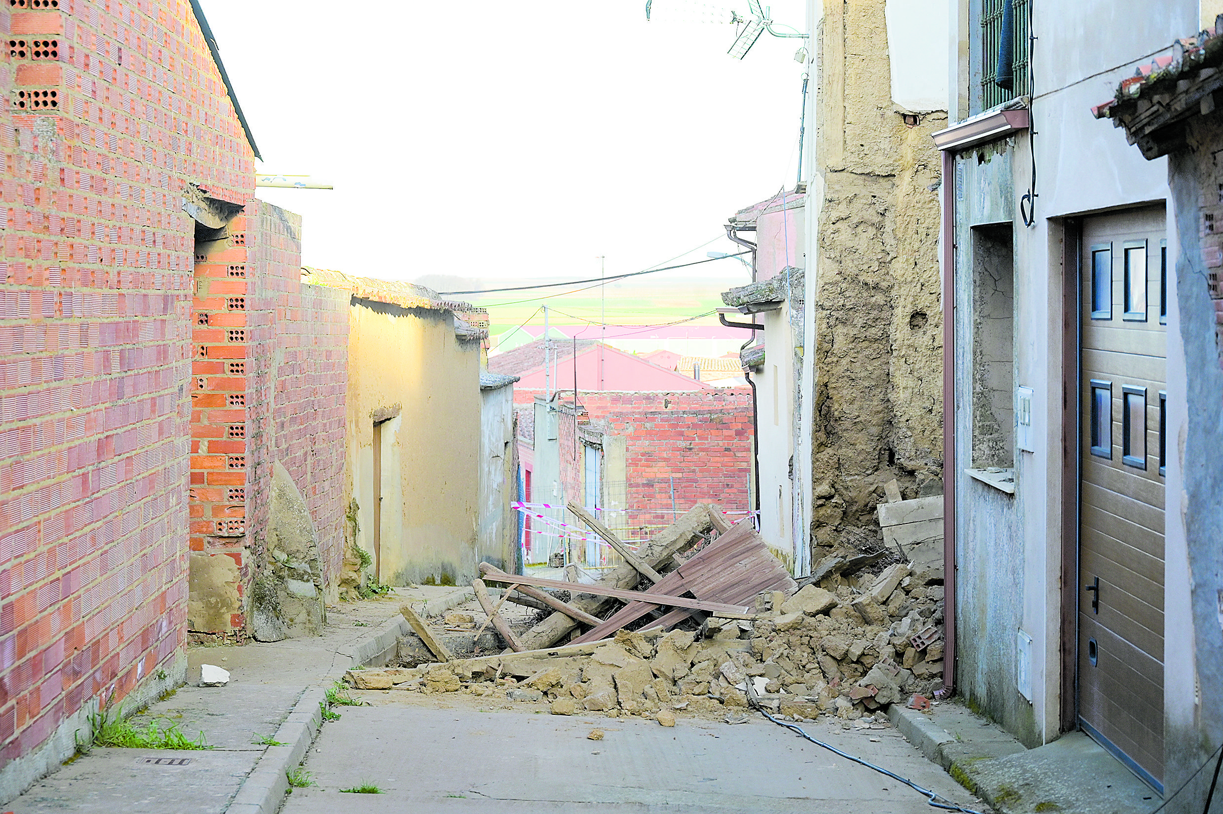 Estado en el que quedó la vivienda tras el derrumbe. | MAURICIO PEÑA