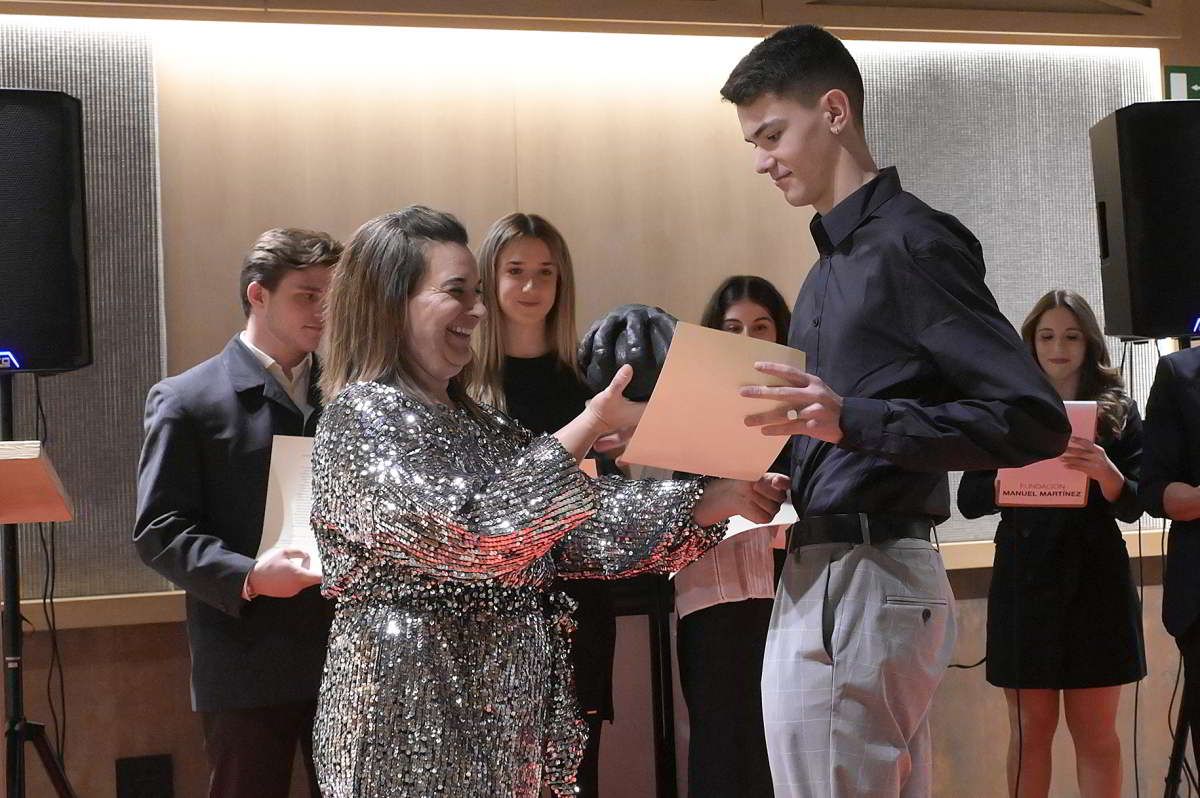 Un momento durante la entrega de premios de la Fundación Manuel Martínez. | Mauricio Peña