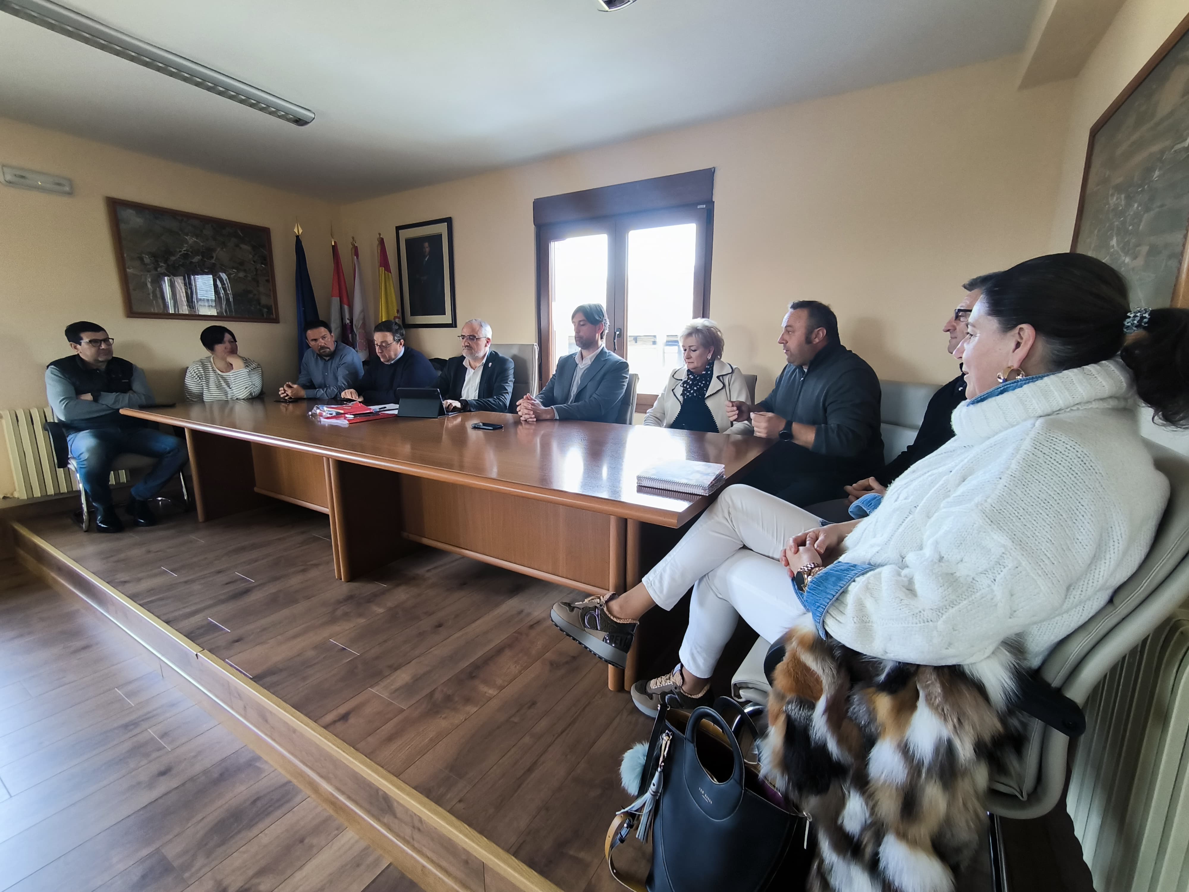 Visita del Consejo Comarcal al municipio de Congosto.