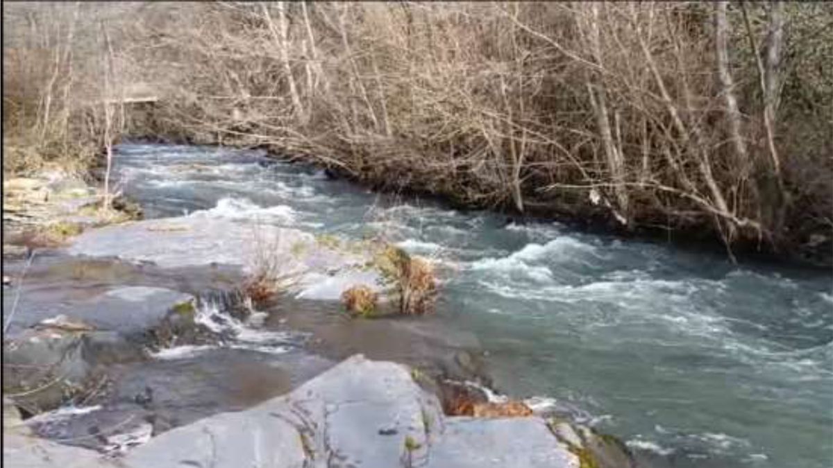 Confluencia del río Cabrera con el arroyo Pedro. 