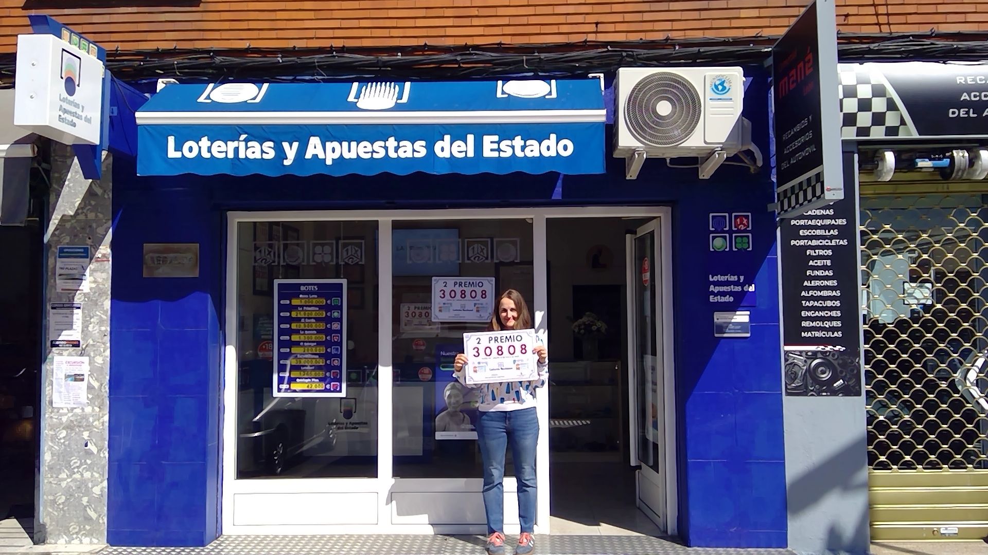 Establecimiento de San Andrés del Rabanedo que ha vendido el boleto premiado. | L.N.C.