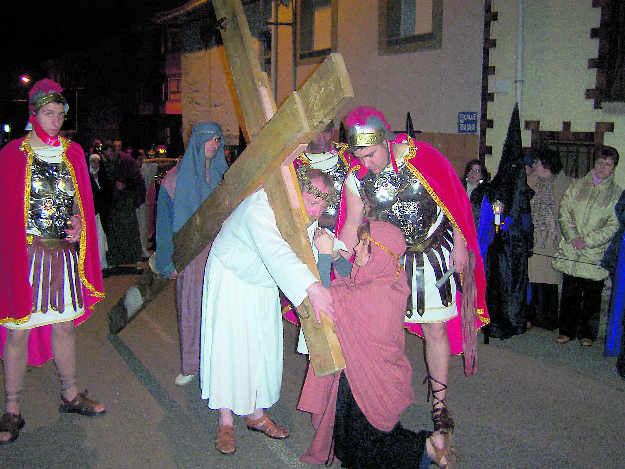 Imagen de archivo del Via Crucis en Olleros de Sabero. | MANUEL FRESNO