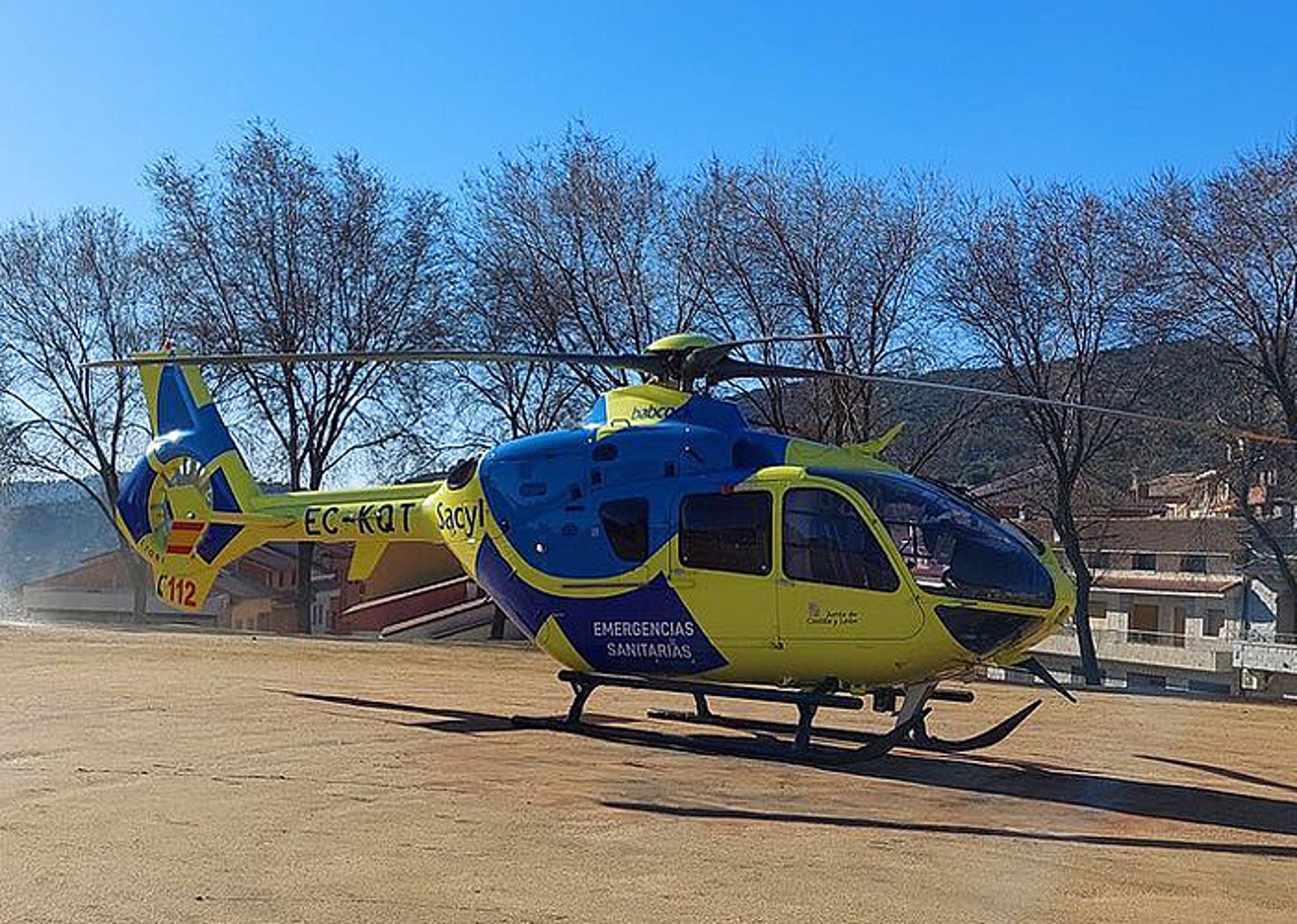 Helicóptero medicalizado del Sacyl. | EP
