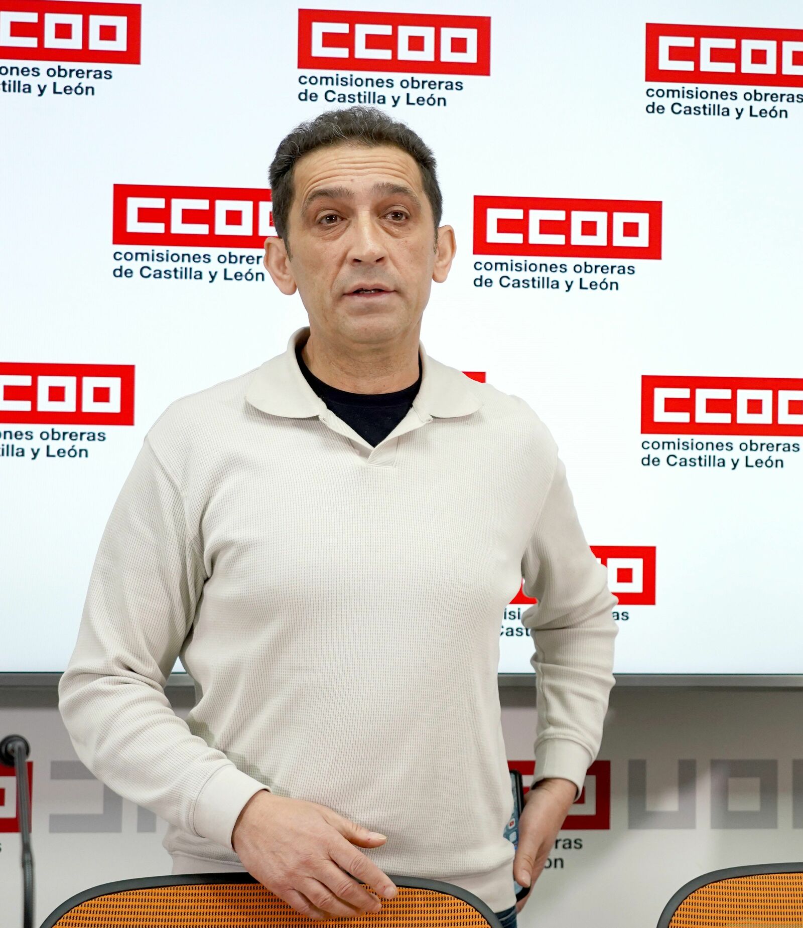 Imagen de archivo del secretario general de CCOO Castilla y León, Vicente Andrés. | Leticia Pérez (Ical)