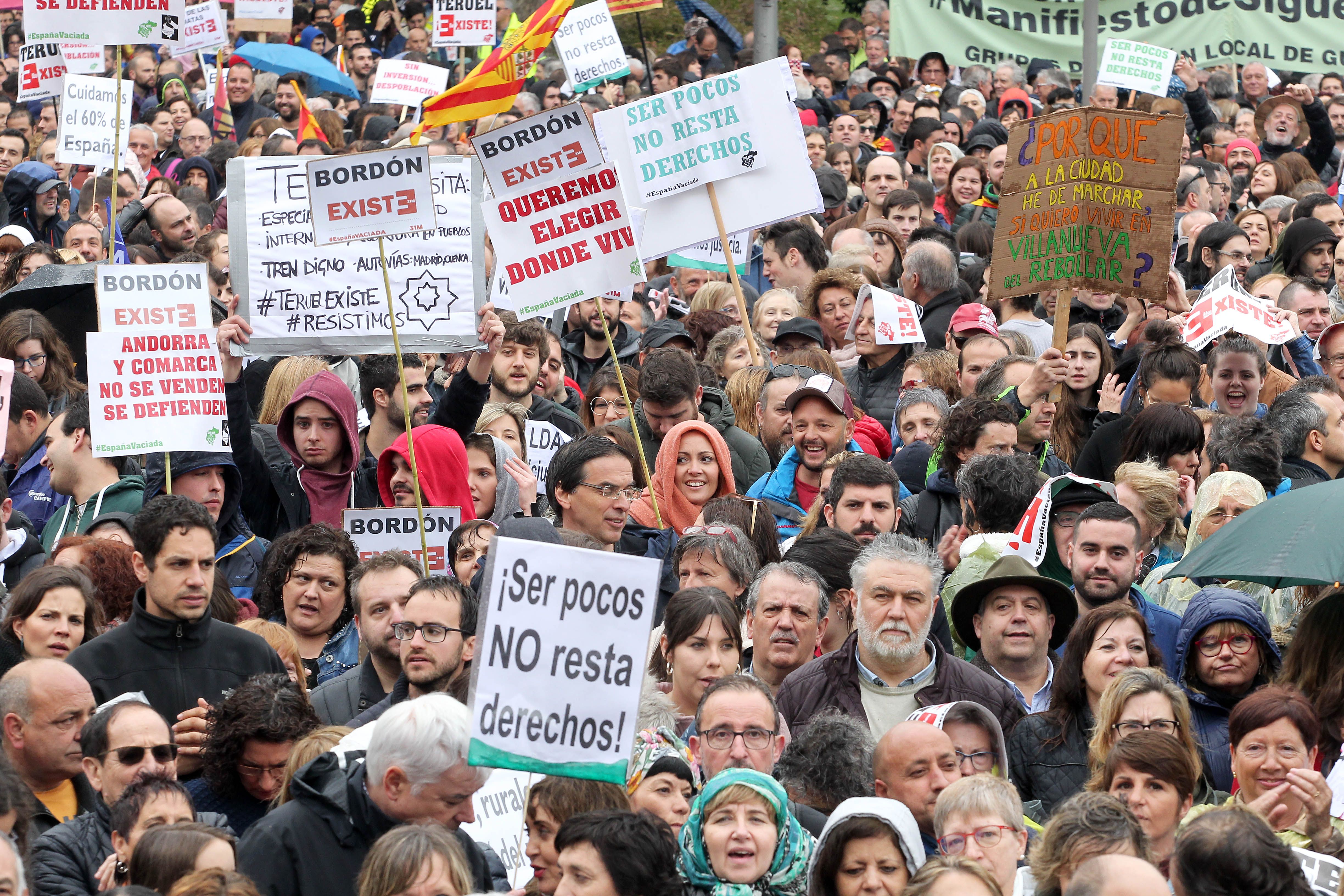 Manifestación de la España Vaciada en Madrid en 2019. | JUAN LÁZARO (ICAL)