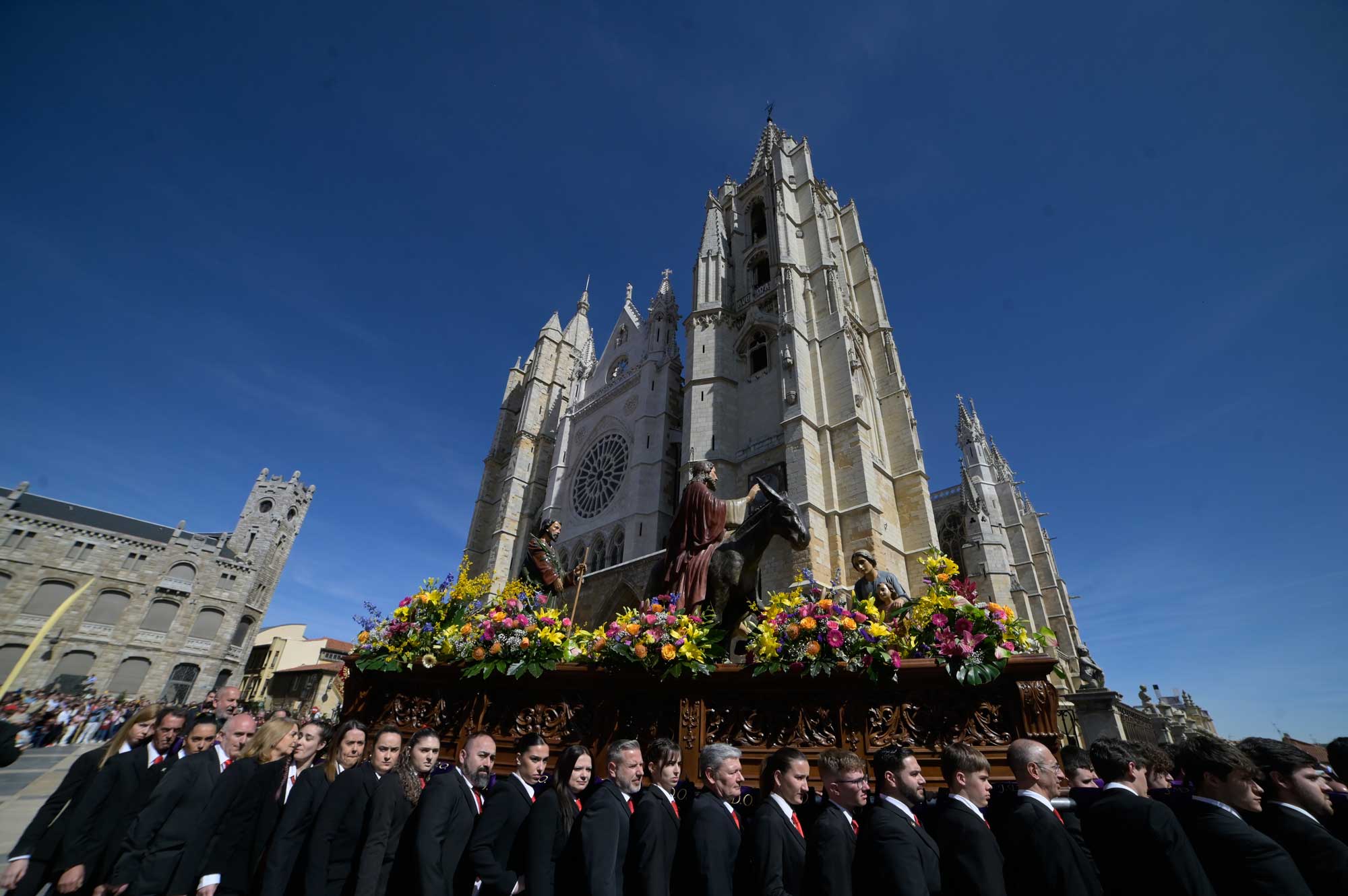 La procesión del Domingo de Ramos. | MAURICIO PEÑA