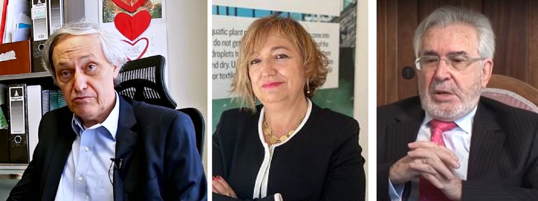 Los tres doctores ‘Honoris Causa’ que incorpora este viernes la Universidad de León son Manuel Atienza, Laura Lechuga y Dionisio Llamazares. | L.N.C.