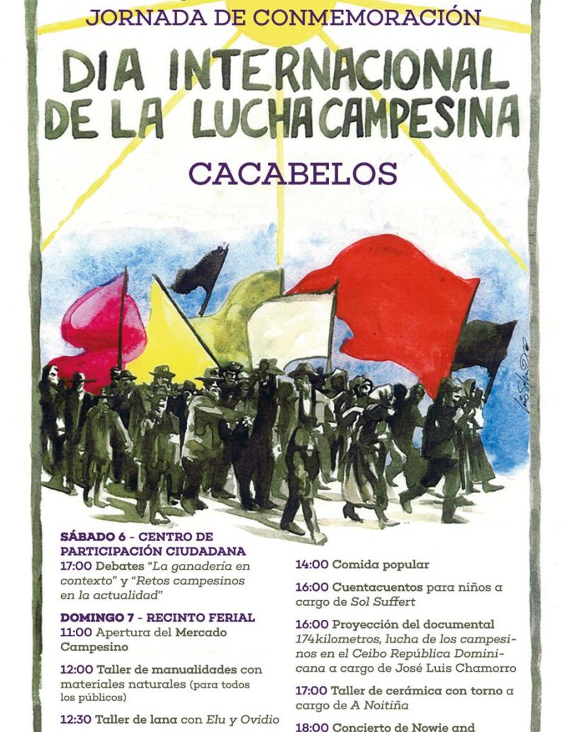 Cartel de las jornadas.