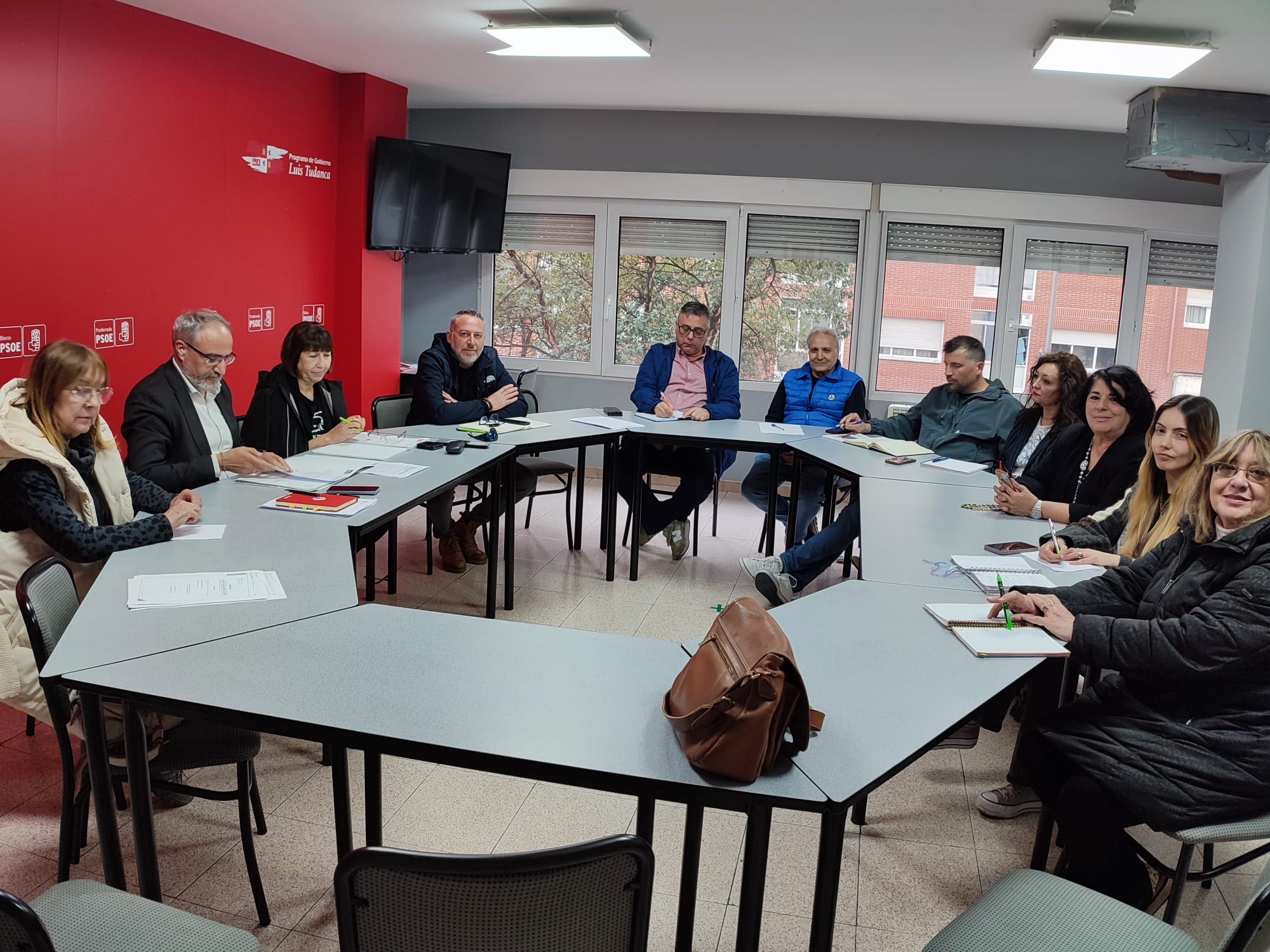 Reunión ordinaria de la ejecutiva municipal del PSOE de Ponferrada.
