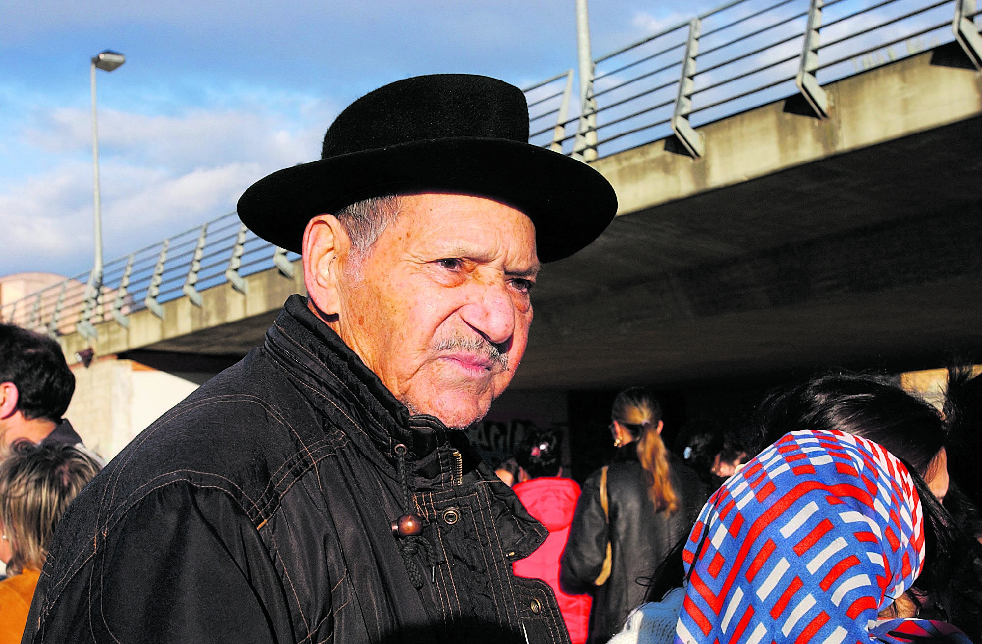 José García Borja, El Tío Caquicho fue presidente del Consejo Gitano, un pueblo que mañana lunes celebra  su Día Internacional . | Mauricio Peña