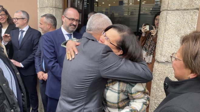 El presidente de mostró muy cercano con sus compatriotas. | Javier Fernández
