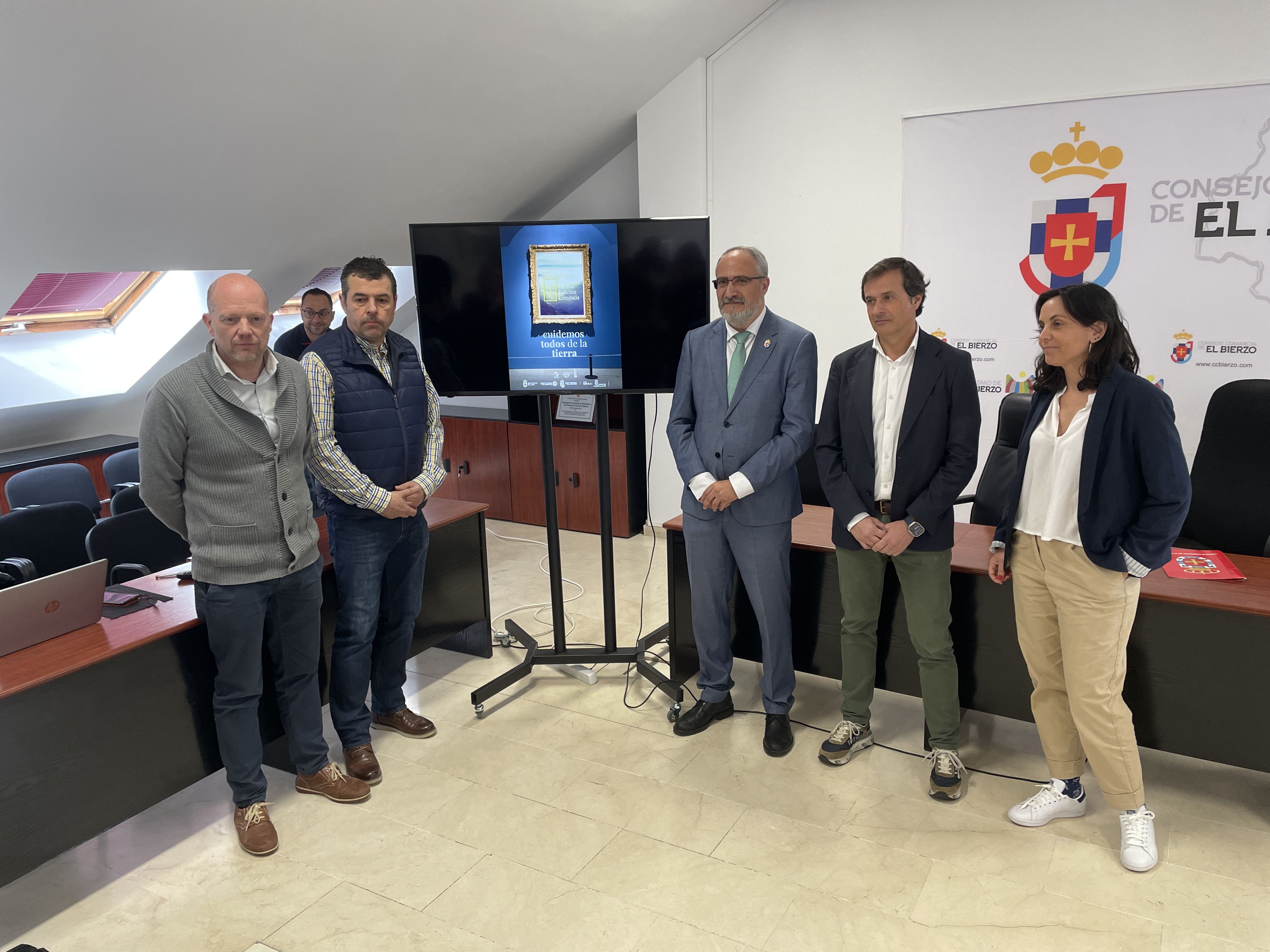 Presentación de la campaña en la sede del Consejo Comarcal. | Javier Fernández
