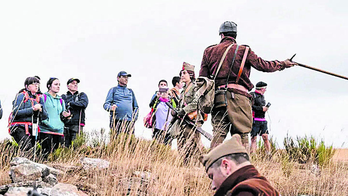 Habrá una recreación histórica en el Pico Fontañán. | SANGRE MINERA