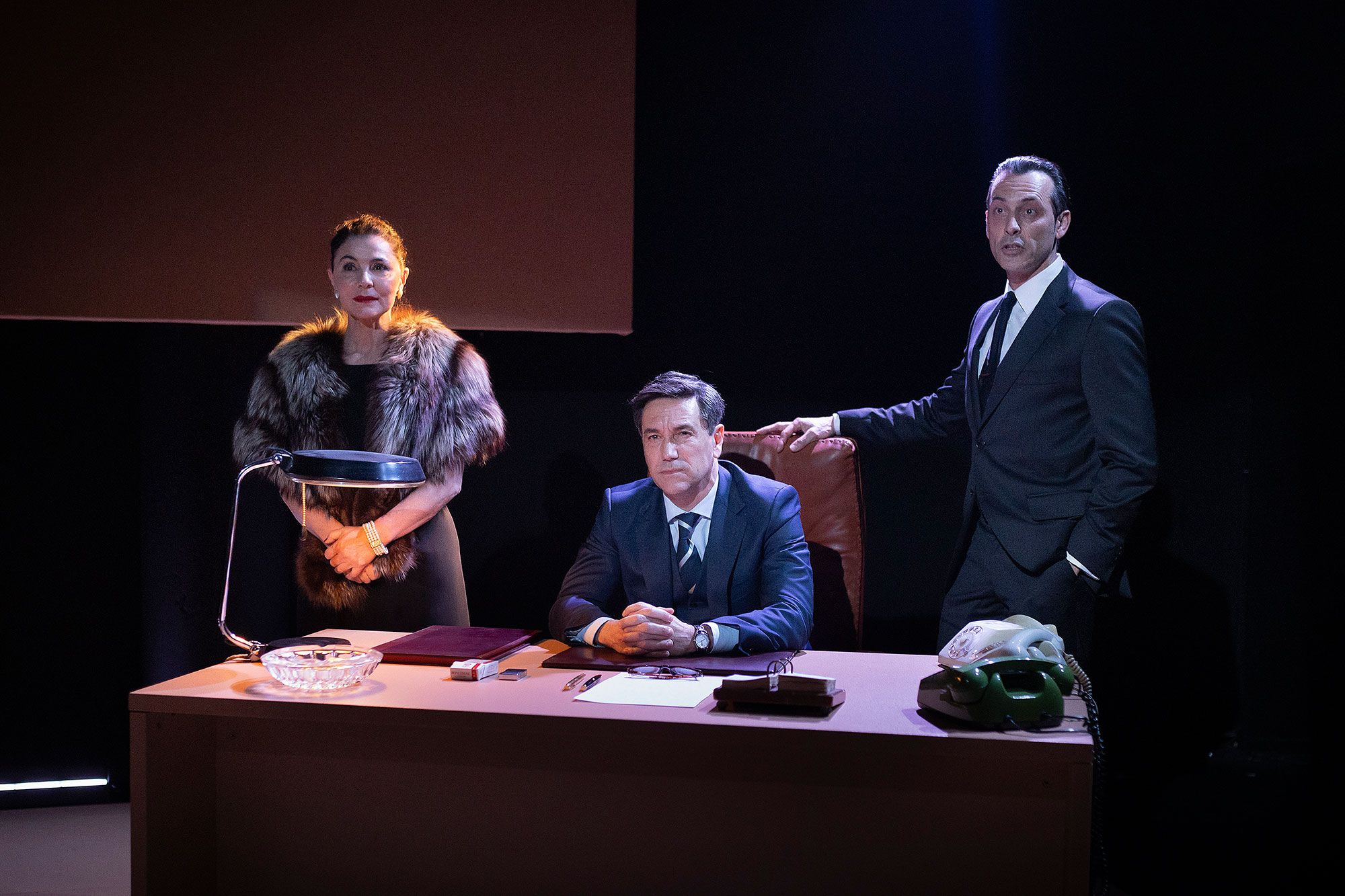 Ana Fernández, Oriol Tarrasón y Víctor Massan en escena. | VANESSA RABADE Ana Fernández, Oriol Tarrasón y Víctor Massan en escena. | VANESSA RABADE