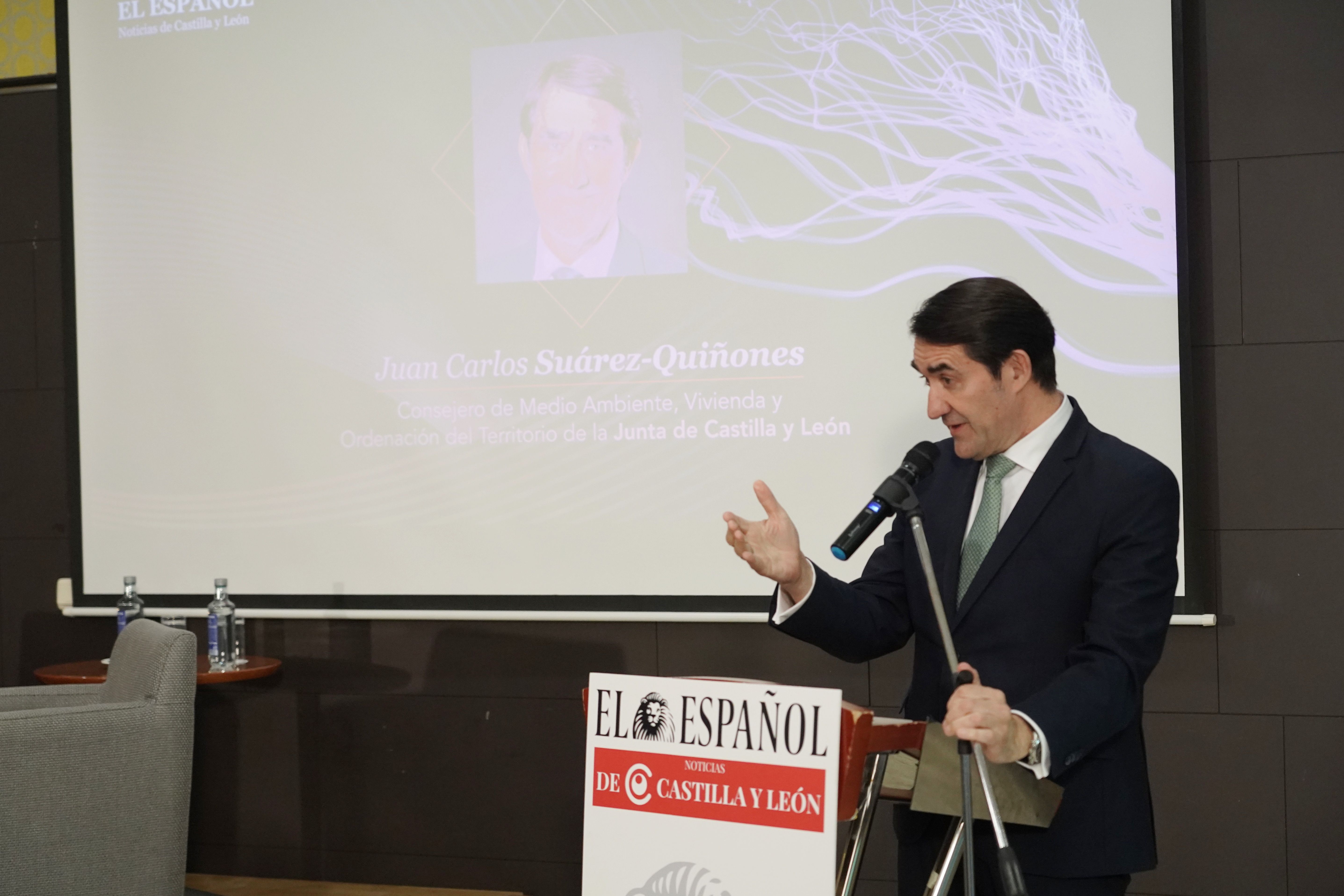 Suárez-Quiñones durante su intervención este miércoles en el foro. | RUBÉN CACHO (ICAL)