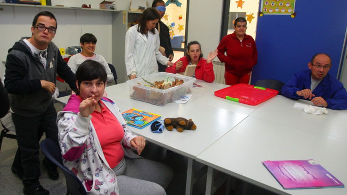 Una de las aulas de integración de Asprona Bierzo. | L. N. C.