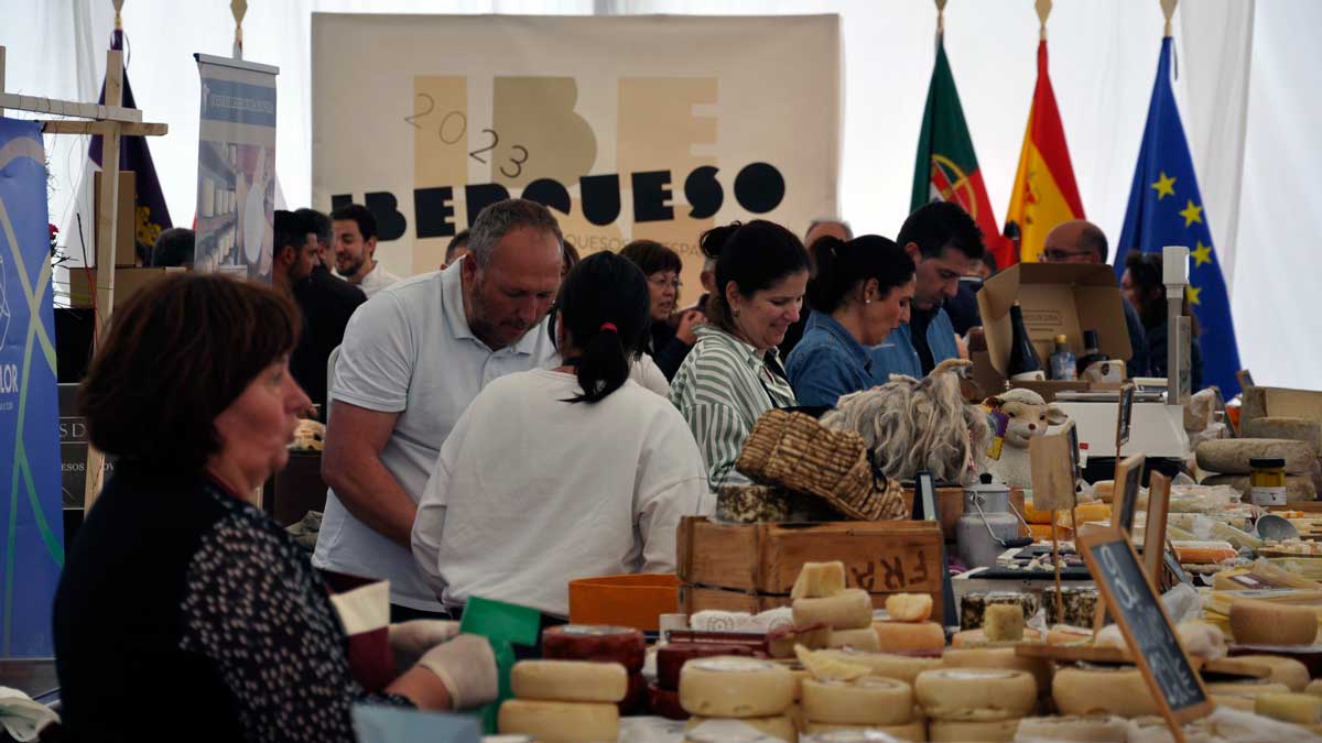 La feria Iberqueso de Valencia de Don Juan en su edición del año pasado. | L.N.C.