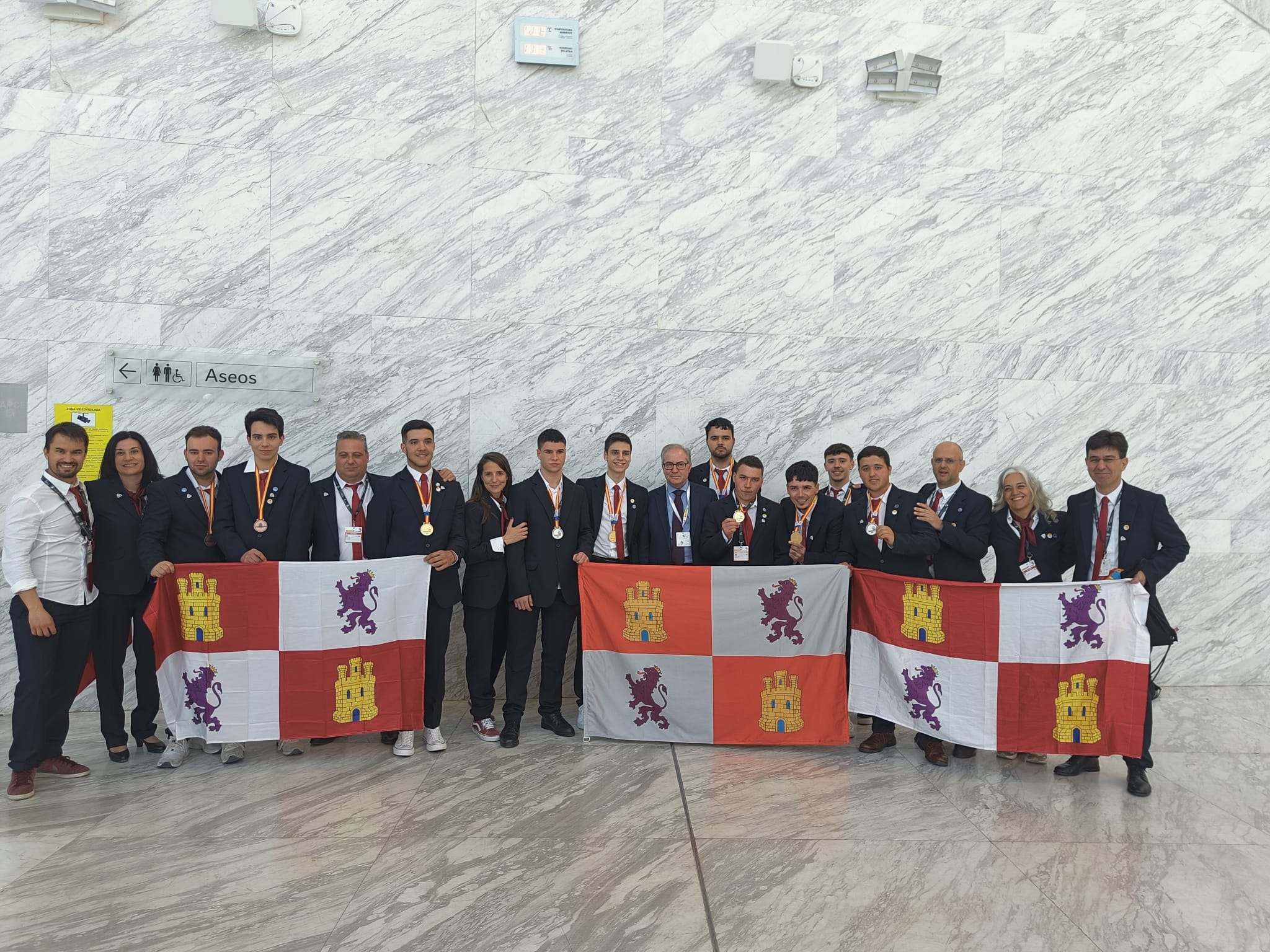 Delegación de Castilla y León en el Campeonato Nacional de FP. | L.N.C.