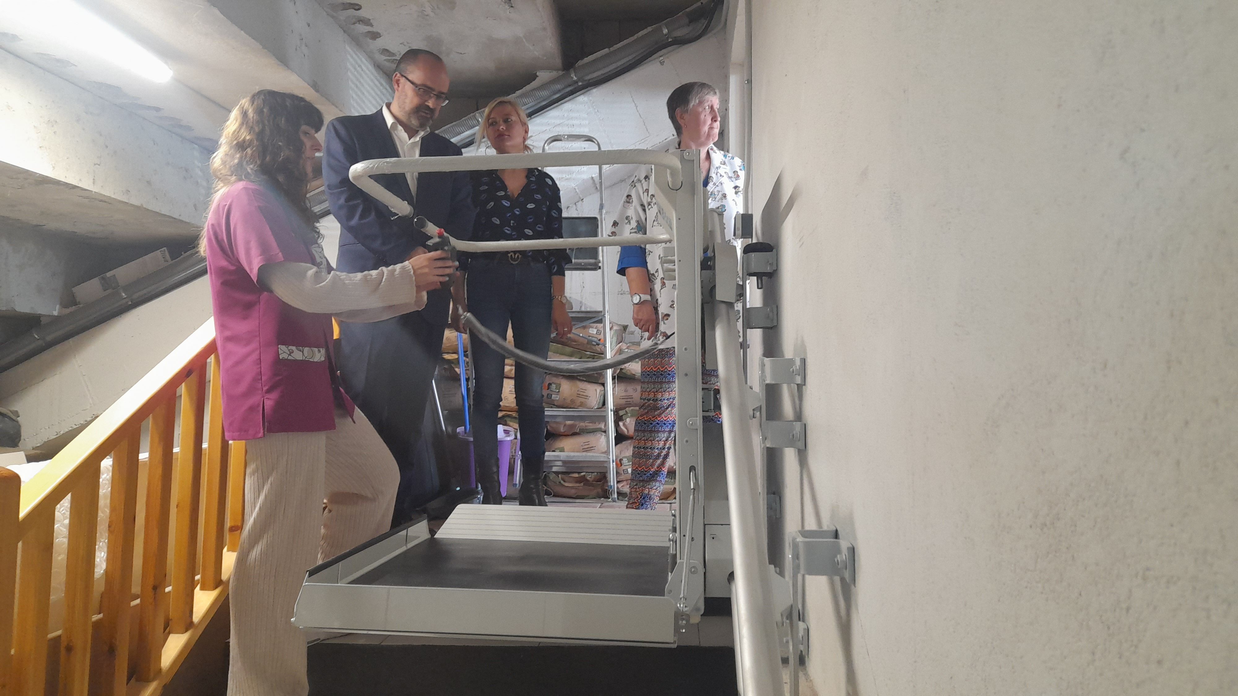 Imagen del nuevo elevador. | MAR IGLESIAS